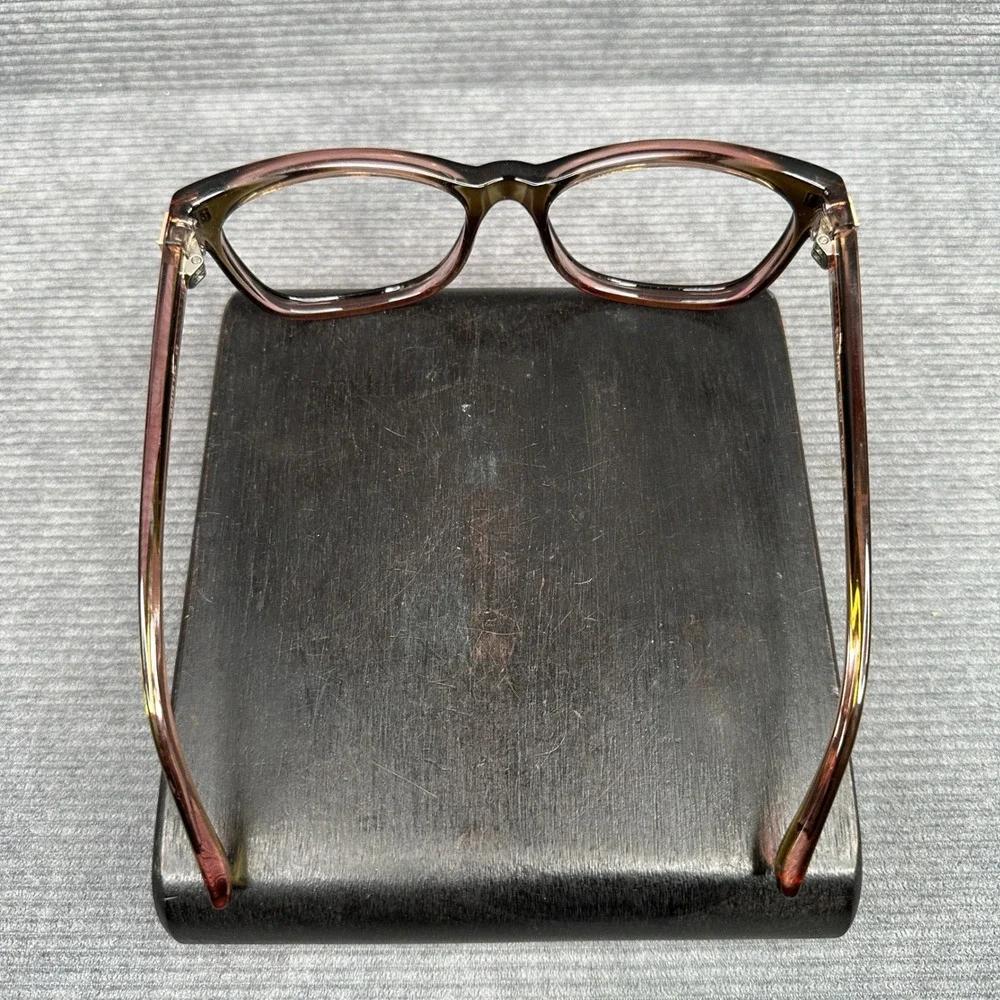 Flower by Drew Barrymore Holly 1002‎ Olive Green Pink Cat Eye Y2K Eyeglasses Vtg